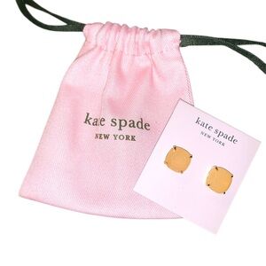 Kate Spade Gold-Tone Square Earrings